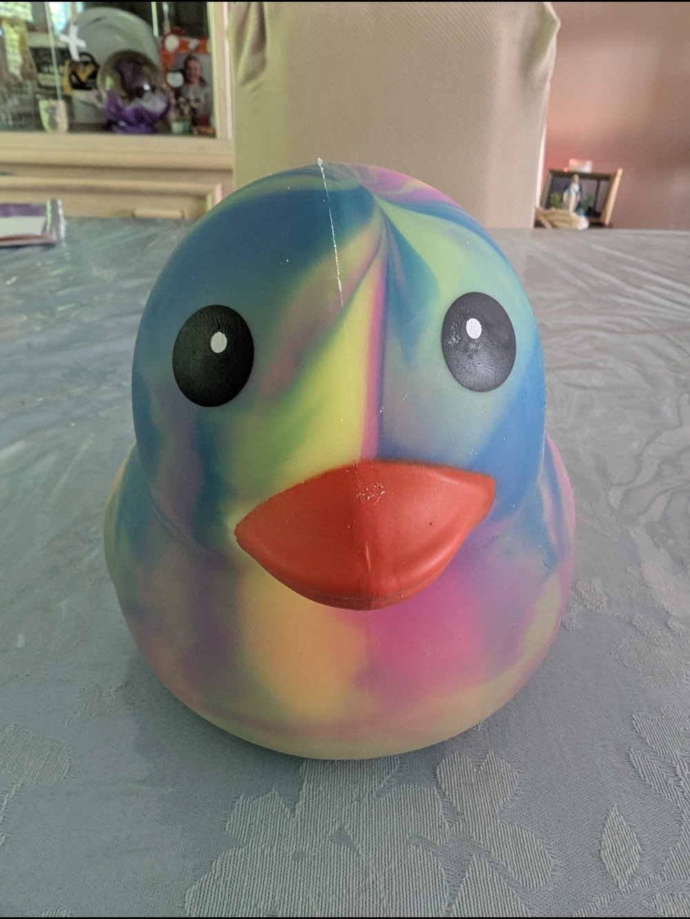 Jumbo Tie-Dye Squishy Duck